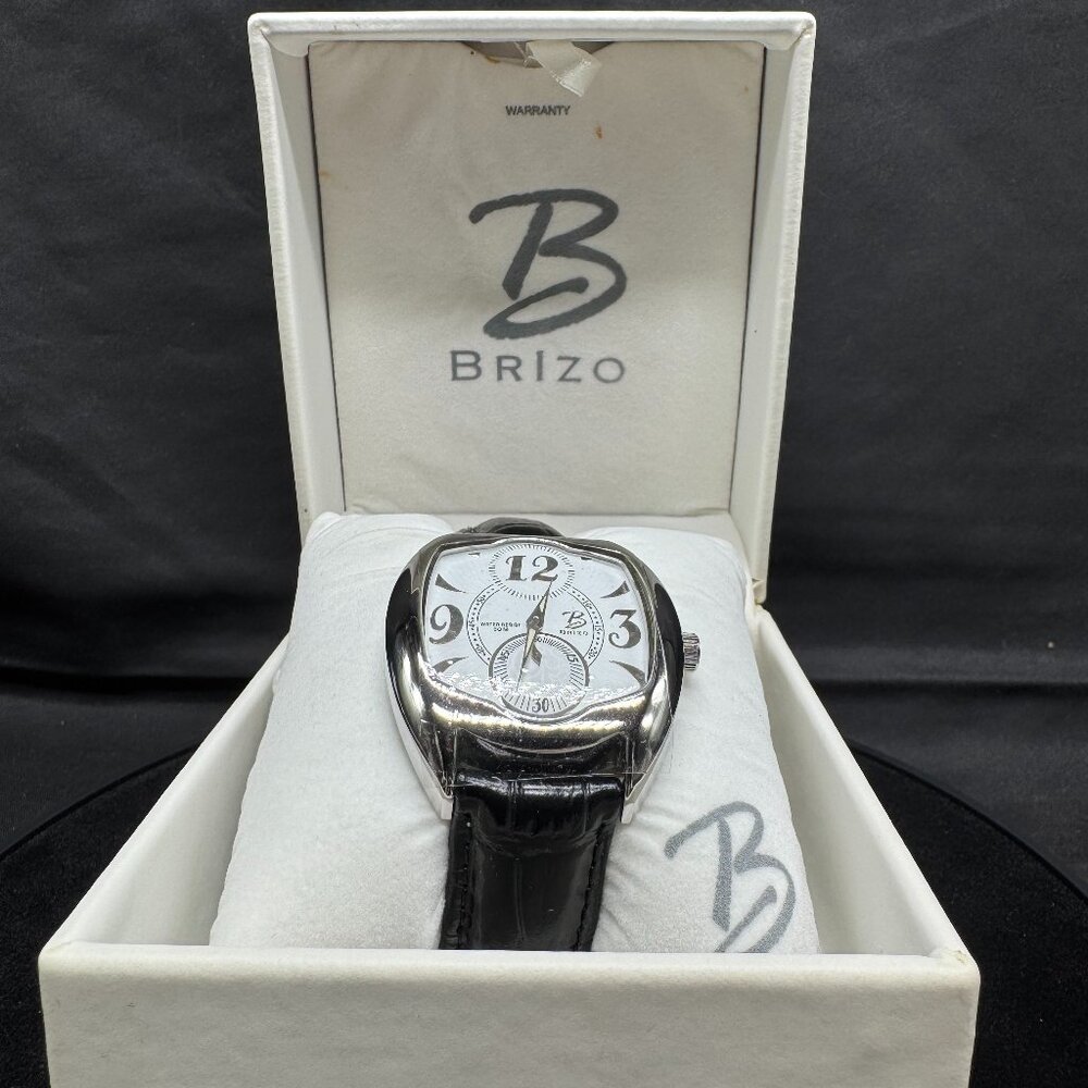 NOS BRIZO Unisex Watch Swiss Parts Movement Water Resistant 50M BC052-002